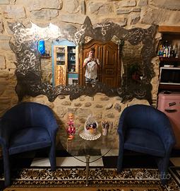 Specchio artigianale design 220x110 - Pezzo unico