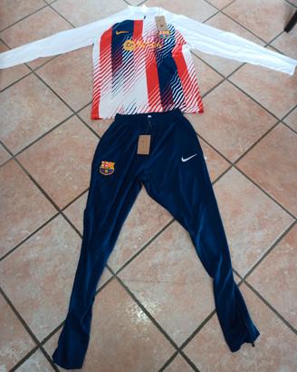 tuta Nike FC Barcellona bianca xl