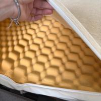 Topper per letto singolo in lana Merinos