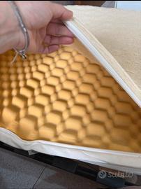 Topper per letto singolo in lana Merinos