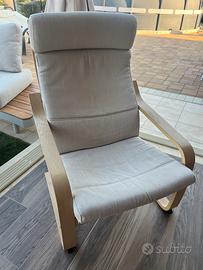 Poltrona Poang ikea modello deluxe