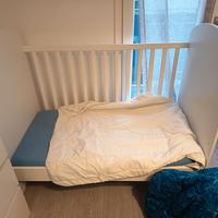 Lettino IKEA GONATT con cassetto – Bianco 60×120