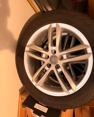 4 cerchi Audi originali 18” + gomme