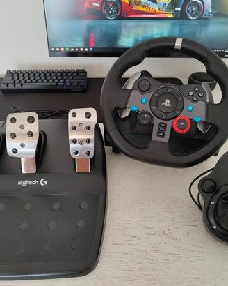 Logitech G29 + cambio Driving Force Shifter