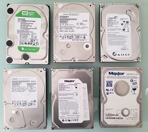 6 hard disk eide in blocco