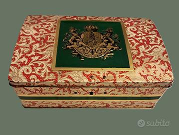 Scatola di latta vintage anni 60 da collezione