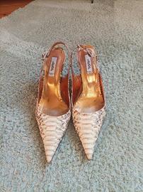 Scarpe con il tacco in pelle