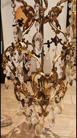 lampadario ottone 