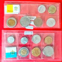 2x serie San Marino e vaticano lire pre-euro