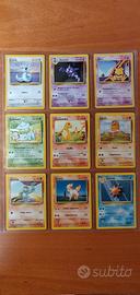 Lotto 18 Carte Pokémon Vintage Set Base 