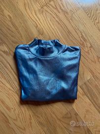 Maglia a maniche  lunghe argento