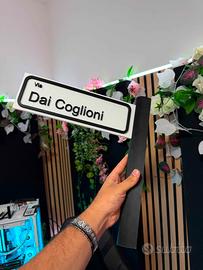Via Dai Cxxxxxxx Cartello Stradale