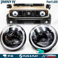 FARI LED Angel Eyes Per SUZUKI JIMNY 4 Bianco Puro