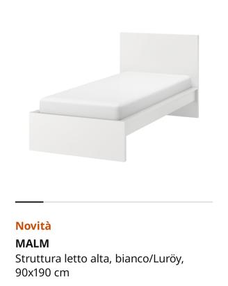 IKEA MALM letto singolo