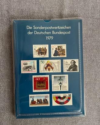 Libretto francobolli Germania+Berlino 1979