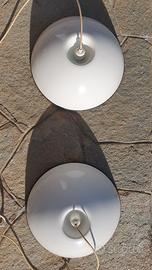 2 lampadari bianchi Rellemme 74/75, FLOS, original