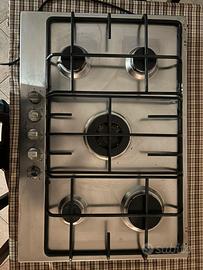 Piano cottura a gas 5 fuochi