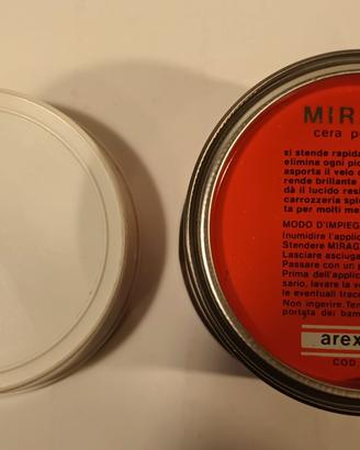 Barattolo Cera per auto Mirage Arexon fine '80