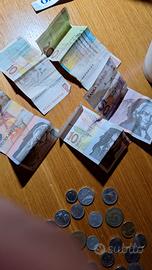lotto monete e banconote Miste da collezione