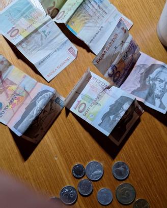 lotto monete e banconote Miste da collezione