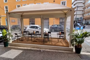 Dehor esterno per attivita di somministrazione