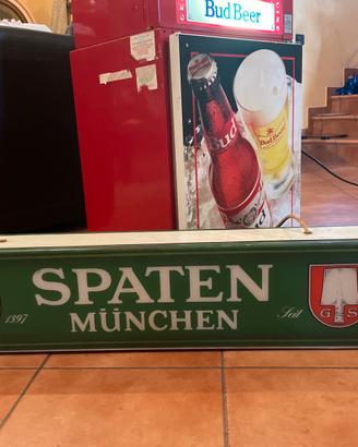 Insegna pubblicità birra spaten munchen