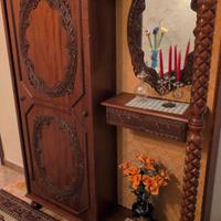 Mobile entrata con specchiera e guardaroba