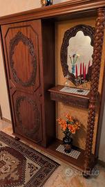 Mobile entrata con specchiera e guardaroba