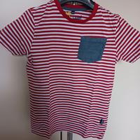 T.Shirt righe rosso/bianche anni 9/10 marca P.S.