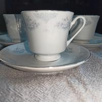 3 tazzine con piattini vintage 