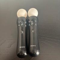 Coppia di playstation move per PlayStation