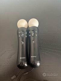 Coppia di playstation move per PlayStation