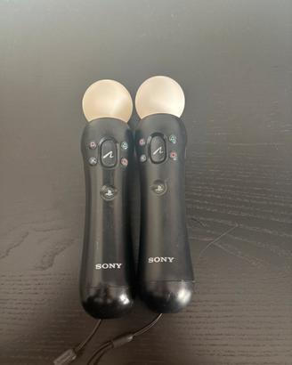 Coppia di playstation move per PlayStation