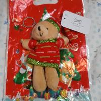 Orsetto Natalizio Portachiavi 