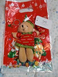 Orsetto Natalizio Portachiavi 