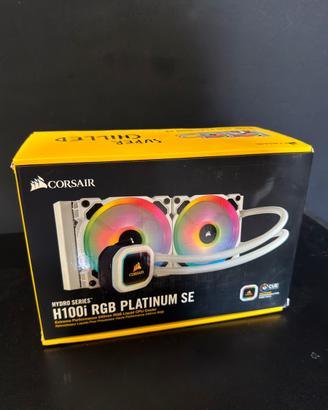 Corsair  H100i RGB PLATINUM SE bianco