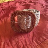 Cintura elasticizzata e flessibile beige marrone