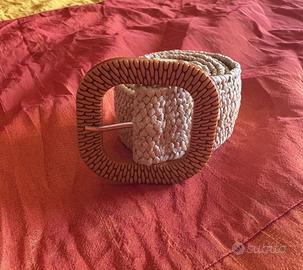 Cintura elasticizzata e flessibile beige marrone