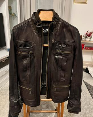 Giubbotto in pelle da uomo Dolce & Gabbana