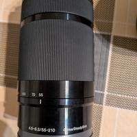 Sony E 55-210mm f/4.5-6.3 OSS (SEL55210) - Nero -