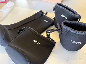 Sacche sacchetti pouch obiettivi fotografici