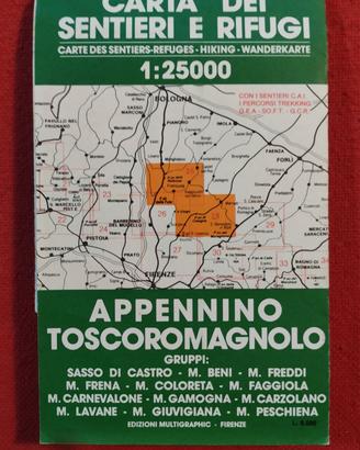 Carta dei sentieri e dei rifugi 