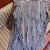 vestito da bambina di cotone fatto a mano