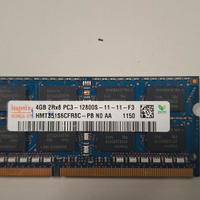 modulo RAM sodimm 4 GB DDR3 pc3 testata 