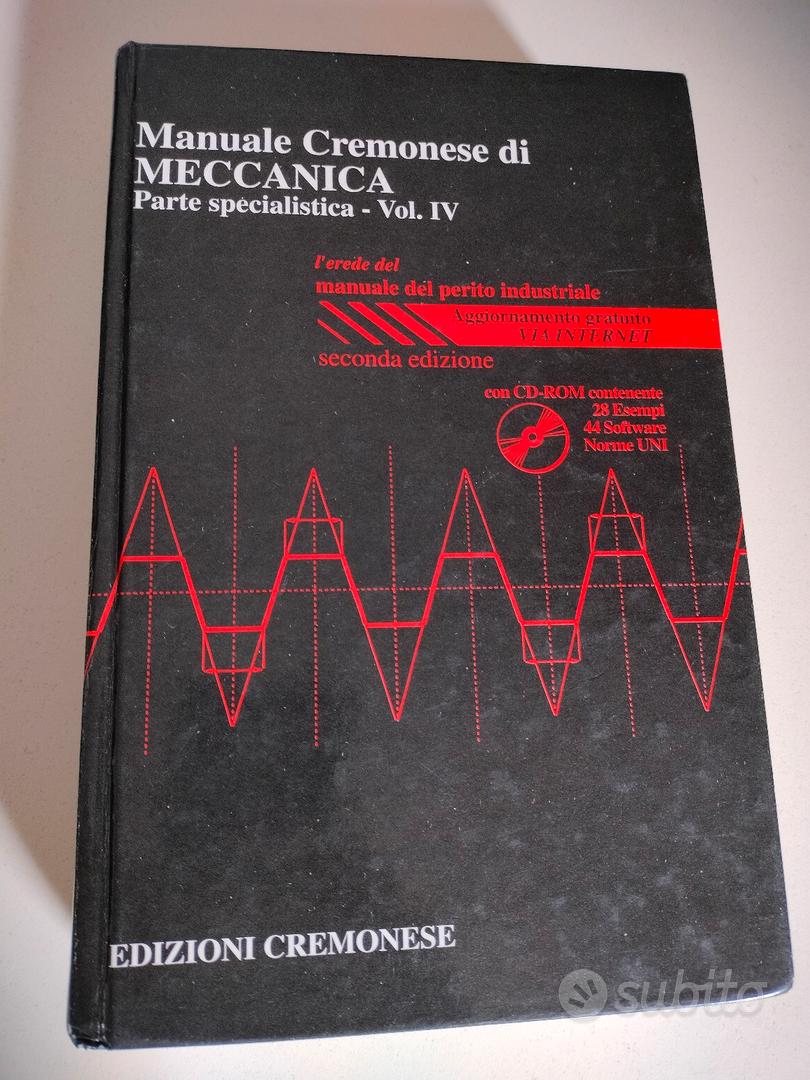 Manuale Cremonese di MECCANICA ELETTRONICA - Libri e Riviste In vendita a  Reggio Emilia