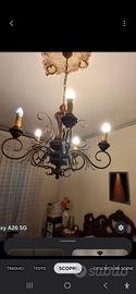 Lampadario classico in stile elegante 