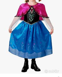 Vestito carnavale principessa Anna frozen