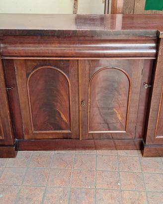 servante inglese in mogano 