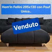 Divano lineare Design Hom'In Fellini SPETTACOLO 