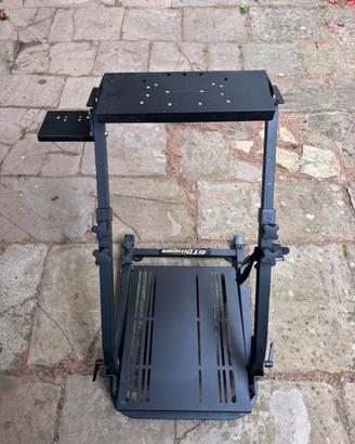 Supporto volante e pedaliera gaming